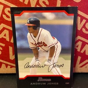 2004 Bowman Atlanta Braves Baseball Card #89 Andruw Jones